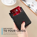 Topika Money Clip and Card Holder Wallet with RFID Blocking for Men