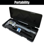 Topika Stainless Steel Digital Caliper, 150mm Vernier Micrometer with LCD