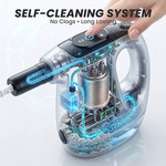 Topika - Steam Vacuum Cleaner, 1200W Hand Held Steam Cleaner, High Pressure