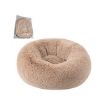 TopikaPet - Furry Donut Pet Bed for Dogs and Cats, Soft & Supportive, S/M/L