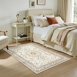 Topika Floor Rug for Living Room decoration, Washable, Non-Slip, Bohemian