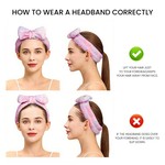 Topika-Spa Headband and Wristband Set 16pcs, Face Wash & Skincare Gifts