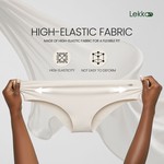 Lekkon Women Panties Cheeky Panties Invisible Silk Feel Ultralight 3/6 Pack