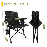 Topika Camping Chairs Portable Folding Camping Chair,Outdoor Folding Chair