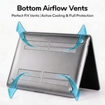 Topika - Mac Book Air 13.6 Cover Hardshell Case For 2022-2026 Models