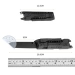 Topika Multitool Survival Knife 17-in-1, Swiss Army Folding Gravity Knife