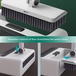 Topika 3-in-1 Long Handle Broom and Dustpan Set for Home & Office Cleaning