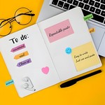 VSelect Sticky Notes Set Mini Notes, 260pcs Multiple Sizes & Bright Colours