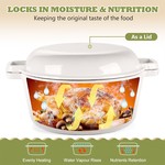 TopikaHome -Cast Iron Dutch Oven Pot Set with Skillet Lid, for Bread Baking
