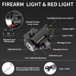 Topika 600LM Tactical Laser Sight & LED Flashlight for 20-24mm Rail