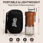 Bincoo - Manual Coffee Grinder,Hand Coffee Grinder,Folding Burr Coffee Mill