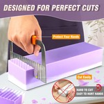 Topika - 7 In 1 Soap Box Kit, Silicone Wooden Soap Molds, Soap Loaf Mould