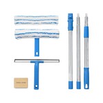 Topika-Window Squeegee Cleaner Kit with 146cm Extendable Handle