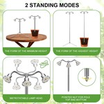 Topika - Grow Lights For Plants Full Spectrum Aluminum Tripod Plant Light