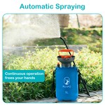 Topika 5L Garden Pressure Sprayer - Heavy-Duty Hand Pump for Home & Garden