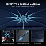 Topika Umbrella Car Shield, Foldable Car Shade Umbrella For Car Windshield