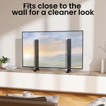 Topika Universal TV Stand, Height Adjustable, 70kg Load For 32-85" TVs
