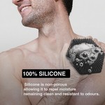 Topika Silicone Body Scrubber for Shower,Exfoliating Sud Scrub&Shower Brush