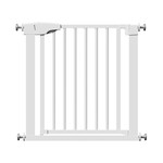No-Damage Install Wide Walk-Through Baby/Pet Gate, Auto-Close