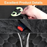 Topika Pet Car Seat Cover for Back Seat, Waterproof & Scratchproof