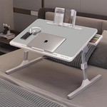 Topika - Portable Laptop Table Stand,Portable Table for Laptop with Drawer