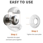 Topika Child Safety Door Knob Covers (4-Pack) Baby Proof Lock System
