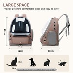 Topika Cat Backpack Carrier Bag, Foldable Dog Carrier Bag for Travel