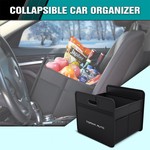 TopikaAuto - 55L Car Boot Organiser Foldable Storage Trunk Organizer-Black