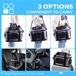 Topika Airline Approved Pet Carrier, Soft-Sided Expandable Travel Bag