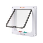 TopikaPet - 4-Way Locking Cat Door, Weatherproof, Adjustable Flap for Pets