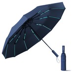 Topika Windproof Travel Umbrella Automatic Folding Windproof & UV-Resistant