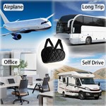 Topika-Travel Foot Hammock, Travel Foot Rest for Office/Long Flights 2pack