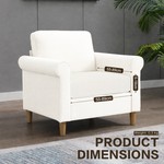 Topika Stretch Couch Cover Soft Flexibility, Elastic Bottom, sofa protect