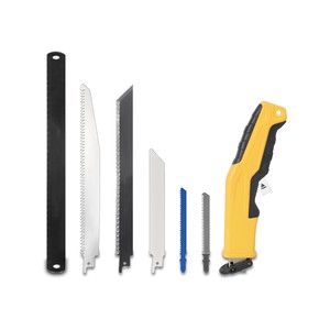 Topika Hand Saw 6-in-1 Multi-Blades Hacksaw with Quick Change & TPR Handle