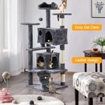 Cat Tree Tower for Cats,Cat Scratching Post&Tower Play House