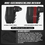 Motocentric Hard Shell Unisex Motorcycle Thign Bag Waist Bag Drop Leg Bag