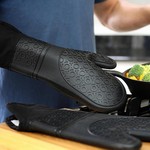 Topika - Silicone Oven Mitts Extra Long Heat Resistant 260 C - 2 Pack