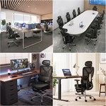 Topika Pro 200 - Ergonomic Chair With Footrest, Adjustable Lumbar Support