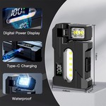 Topika EDC Flashlight Mini EDC Torch Waterproof Flashlight With Dual Light