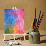 VSelect A4 Cotton Canvas Panels for Painting - 20x30cm (5 Pack)