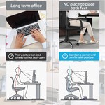 Topika - Rocking Foot Rest, Footrest Panel with Foot Massage Function
