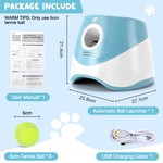 Topika Automatic Dog Ball Launcher with 6 Balls