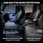 Topika - Electronic Gun Safe For Handgun, Biometric Pistol Lock Box