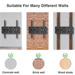Topika - Full Motion TV Wall Mount for 32-85" TVs, Heavy-Duty Bracket