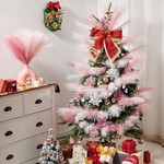 Topika Dried Pampas Grass Decor Artificial Flower for Home Decor 30pcs pink
