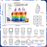 Topika Diamond Window Magnetic Tiles Building Set with Colour Box 120-Piece