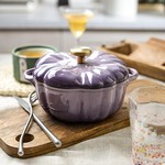 Topika - Cast Iron Pumpkin Dutch Oven Pot with Lid, 2L Casserole 20cm