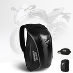 Motocentric Motorcycle Backpack Waterproof Hard Shell 48L Carbon Fiber