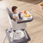 Topika 7-in-1 Baby High Chair for Daily Feeding, Play & Toddler Meals