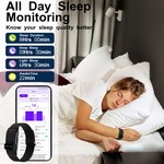 Topika Smart Wristband Fitness Tracker With Sleep Monitoring & Small Screen